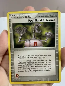 2004 Pokemon Pow! Hand Extension Team Rocket Returns 85/109 Non Holo Trainer - Image 2