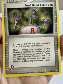 2004 Pokemon Pow! Hand Extension Team Rocket Returns 85/109 Non Holo Trainer - Image 4