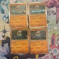Lunatone 074/132 - Pokemon TCG Mega Evolution - 4x Holo Playset - Image 1