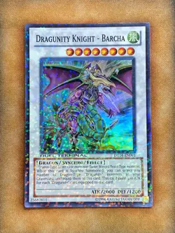 Yugioh Dragunity Knight - Barcha DT04-EN091 Duel Terminal Super Rare NM - Image 1