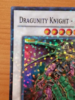 yugioh DRAGUNITY KNIGHT - BARCHA DT04-EN091 Super Parallel Rare NEAR MINT - Image 4