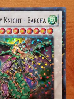 yugioh DRAGUNITY KNIGHT - BARCHA DT04-EN091 Super Parallel Rare NEAR MINT - Image 5
