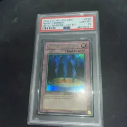 2022 Yu-Gi-Oh! Magic Jammer Metal Raiders 1st Edition MRD-128 PSA 10 Gem Faded - Image 3