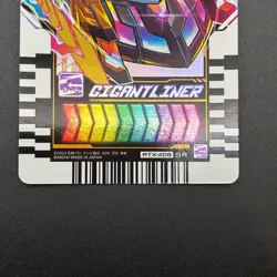 GIGANTLINER Kamen Rider Gotchard Ride Chemy Card RTX-206 Bandai Japan S235-64 - Image 4