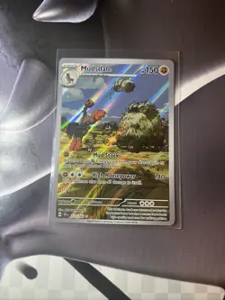 Pokemon Mudsdale TCG Card 175/162 Scarlet Violet IR Holo, Near Mint Condition - Image 1