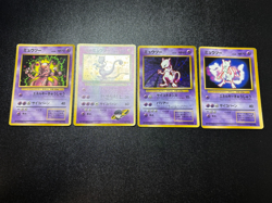 4set Mewtwo Base set Team Rocket's Corocoro Promo No.150 Japanese Pokemon Card - Image 1