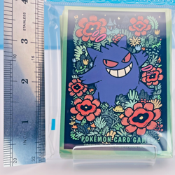 Pokemon Card Game Deck Shield Premium Gloss Gengar Green Sleeve 2025 Japan New - Image 2