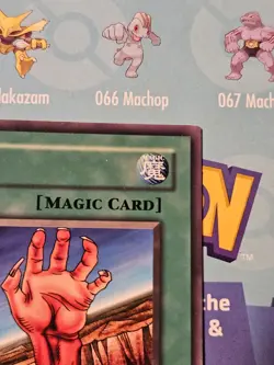 Yugioh Fissure "Magic" LOB-057 1st Edition NM rare card - Image 4