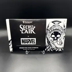 MTG Secret Lair x Marvel Spider-Man Mana Symbiote Raised Foil Sealed In Hand - Image 1