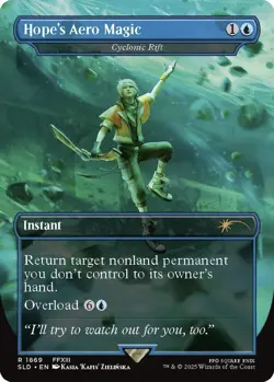 NM FOIL MTG HOPE'S AERO MAGIC CYCLONIC RIFT SECRET LAIR FINAL FANTASY - Image 1