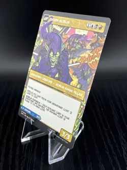 MTG Magic the Gathering Spider Man Green Goblin Norman Osborn Borderless #220 - Image 5