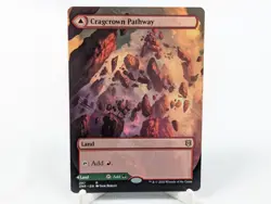 Timbercrown Pathway // Cragcrown Pathway Borderless MTG ZNR Rare SKU I653604 - Image 1