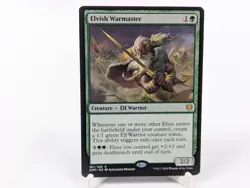 Elvish Warmaster - Kaldheim MTG Rare Elf Warrior NM/M SKU I61A9BD - Image 1