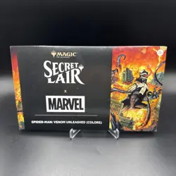 MTG Secret Lair x Marvel Spider-Man Venom Unleashed (Colors) Nonfoil Sealed - Image 1
