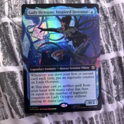 Lady Octopus, Inspired Inventor - Extended Art Foil R MTG Marvel's SpiderMan NM - Image 1