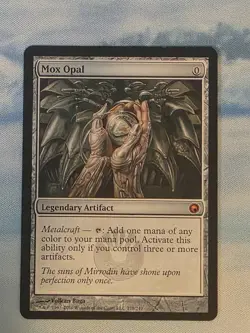 Mox Opal MTG - Light Play - Scars of Mirrodin Regular - Image 1
