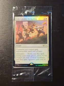 Unbreakable Formation NYCC TMNT Promo Foil Sealed Magic The Gathering MTG - Image 1