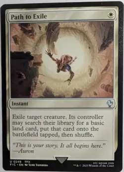 Path to Exile x1 Commander: Final Fantasy MTG Magic the Gathering LP/NM - Image 1