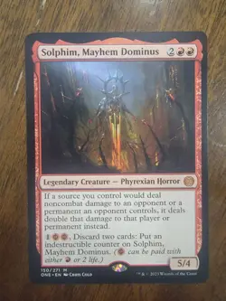 Solphim, Mayhem Dominus | NM | Phyrexia: All Will Be One ONE #151 | MTG - Image 1