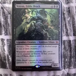 Venom, Eddie Brock - 0012 - M - Foil - Marvel's Spider-Man - MTG - NM/M - Image 1