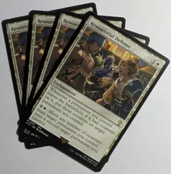 Resourceful Defense x1 Commander: Final Fantasy MTG Magic the Gathering LP/NM - Image 3