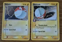 Pokemon Cards Voltorb Electrode Set Ex Emerald /106 Rare - Image 1