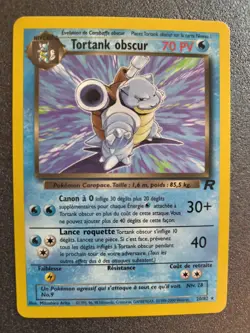 Pokemon 20/82 TORTANK OBSCUR Wizards FR- TEAM ROCKET Exc-NearMint - Image 3
