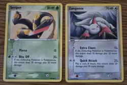 Pokemon Cards Seviper Zangoose Set Ex Emerald /106 Rare - Image 1