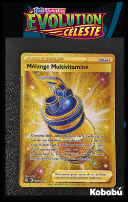 Carte Pokemon Melange Multivitamine 229/203 Gold EB7 Evolution Celeste - Image 1