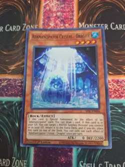 Yugioh Adamancipator Crystal - Dragite SESL-EN006 Super Rare 1st Edition NM - Image 1