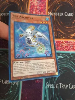Yugioh Sea Archiver SDPL-EN003 Super Rare 1st Edition Near Mint - Image 2