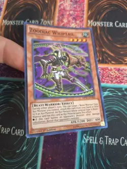Yugioh Zoodiac Whiptail MP17-EN183 Super Rare 1st Edition Near Mint - Image 2