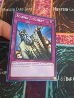 Yugioh Solemn Judgment RA02-EN075 Super Rare 1st Edition Near Mint - Image 2