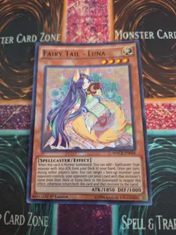Yugioh Fairy Tail - Luna MACR-EN038 Super Rare 1st Edition Near Mint - Image 1