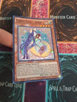 Yugioh Fairy Tail - Luna MACR-EN038 Super Rare 1st Edition Near Mint - Image 2