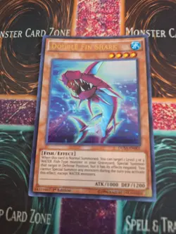 Yugioh Double Fin Shark DUSA-EN001 Ultra Rare 1st Edition Near Mint - Image 1