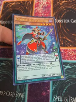 Yugioh Double Iris Magician PEVO-EN003 Ultra Rare 1st Edition Near Mint - Image 2