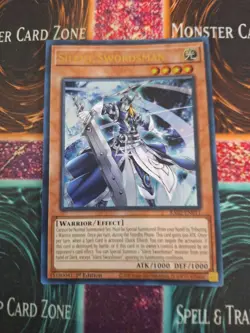 Yugioh Silent Swordsman RA02-EN011 Ultra Rare 1st Edition Near Mint - Image 1