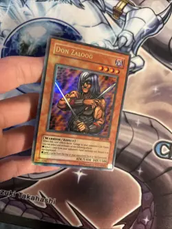 (59) Don Zaloog PGD-029 Pharaonic Guardian Unlimited Ultra Rare YuGiOh! LP/MP - Image 2