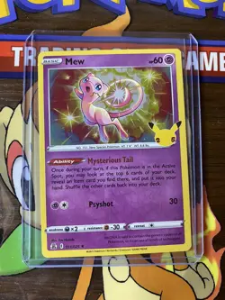 Pokemon Celebrations Mew 011/025 Holo Rare Card Near Mint/Mint - Image 1