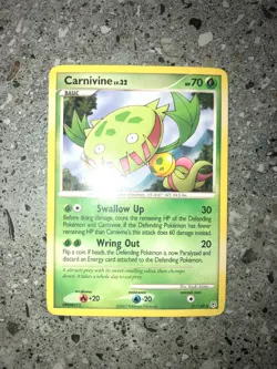Pokemon TCG Cards Carnivine 21/130 Diamond & Pearl Rare LP - Image 3