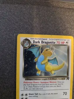 Pokemon Dark Dragonite Holo Rare TCG Card 5/82 HP - Image 1