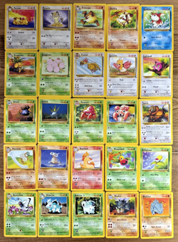 Jungle & Fossil Lot - 40 Cards - NM/LP - Guaranteed Scyther Rare + 1st Edition - Image 1