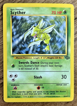 Jungle & Fossil Lot - 40 Cards - NM/LP - Guaranteed Scyther Rare + 1st Edition - Image 5