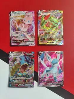 Evolving Skies, Fusion Strike 4 Card Lot VMAX, V. Pokemon Tcg - Image 1