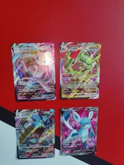 Evolving Skies, Fusion Strike 4 Card Lot VMAX, V. Pokemon Tcg - Image 3