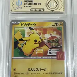 PSA ACE BGS APH 10 Pikachu 020/M-P McDonald's Promo 2025 Pokemon Card Japanese 1 - Image 4