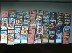 100 Tempest. MTG Card Only Lot. Vintage OctTEM2 Chill,Counterspell,Muscle Sliver - Image 1