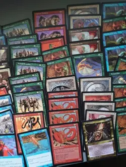 100 Tempest. MTG Card Only Lot. Vintage OctTEM2 Chill,Counterspell,Muscle Sliver - Image 4