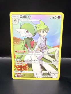 Pokemon TCG Gallade Holo Secret Rare Card Sun & Moon Cosmic Eclipse 244/236 - Image 1